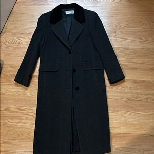 Elegant Black Trench Coat